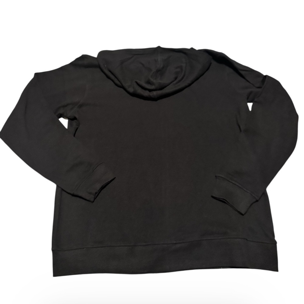 Econscious Black Full Zip HEMP Hooded Sweater Size Large NWOT - Picture 2 of 4